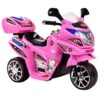 azeno night rider pink elmotorcykel børn